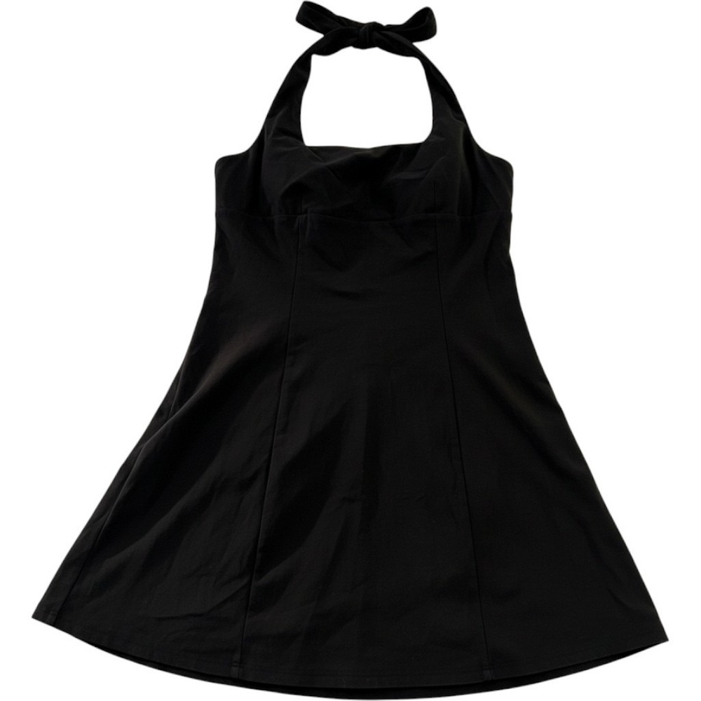 Outdoor Voices Exercise Dress Womens Black Athleisure Mini Racerback Dress